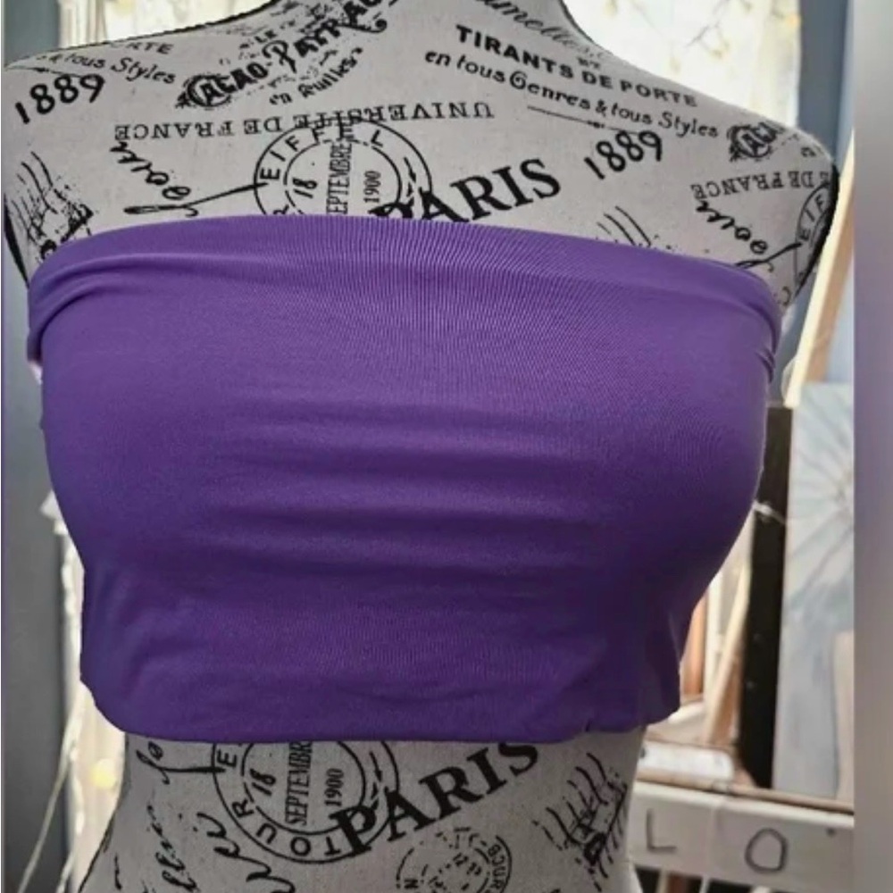 SKIMS Fits Everybody Bandeau Limited edition Lilac Size L *C*
